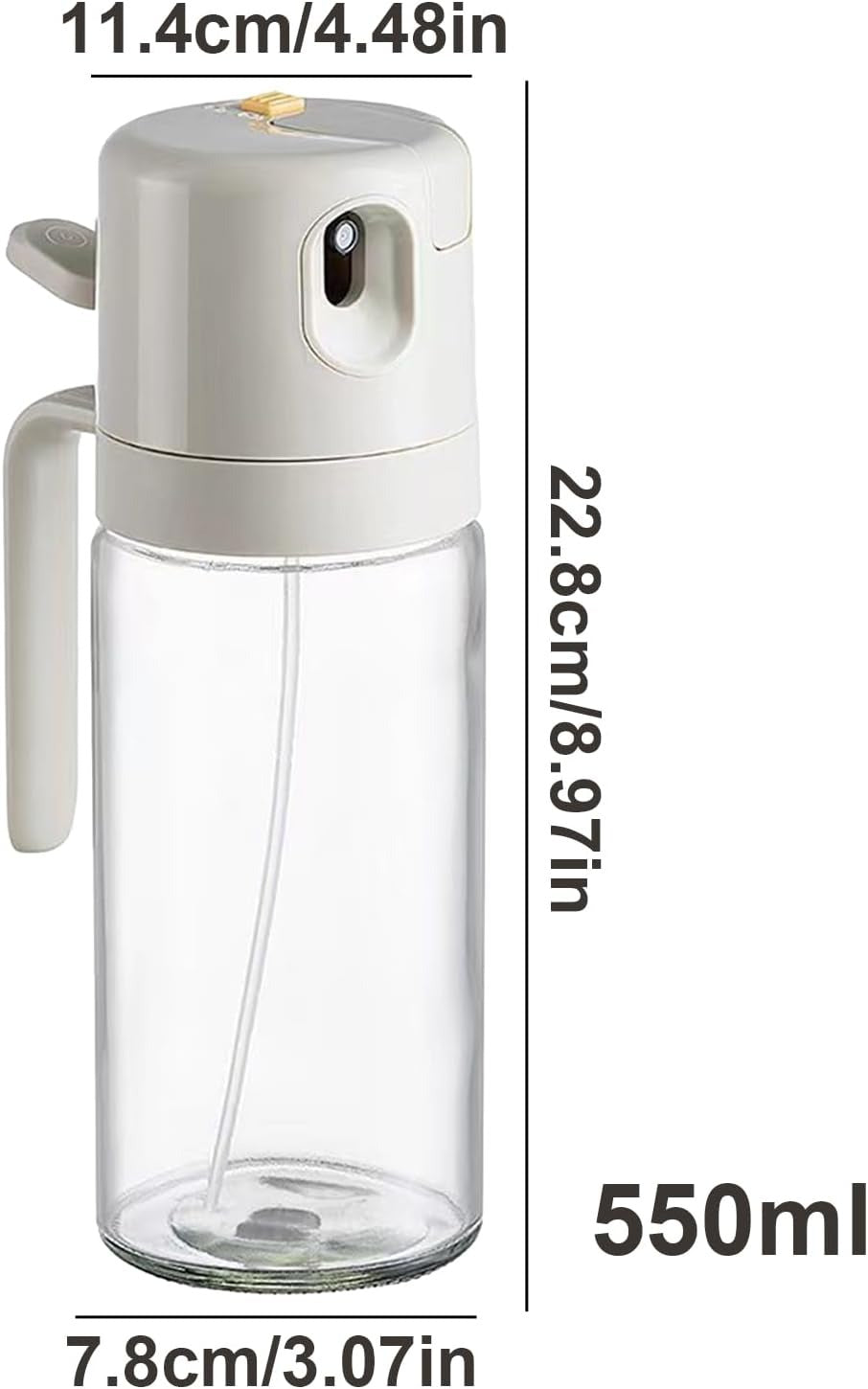 Dispensador de aceite 2 en 1 550 ml