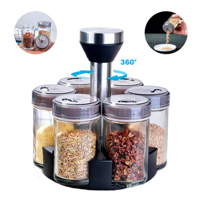 Organizador de Especias Giratorio 360° | Cocina Organizada y Moderna