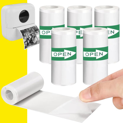 Set X5 Papel Térmico Para Mini Impresora 57mm X 3mt
